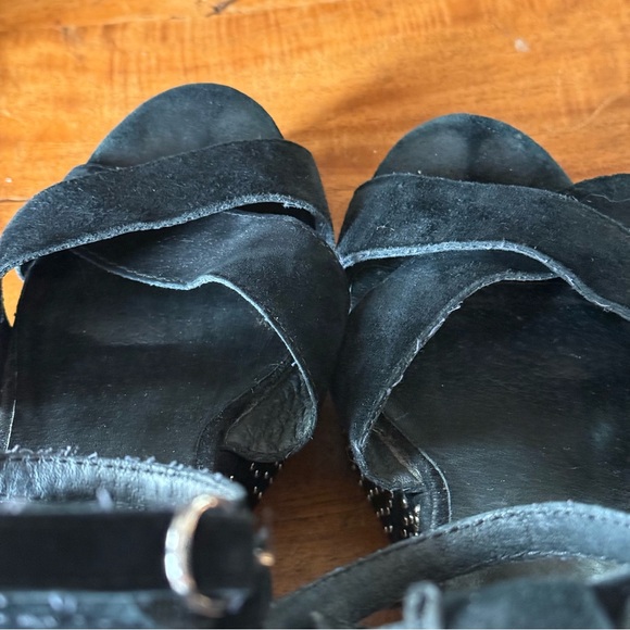 Jeffrey Campbell Studded Platform Wedges – Black Suede – Women’s 8.5 - Picture 13 of 16